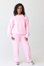 Jesus Saves Pullover in Rose