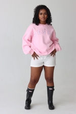 Jesus Saves Pullover in Rose