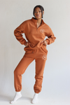 #DWWHalfZip in Cinnamon