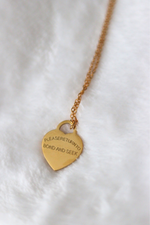 JOHN 3:16 Necklace - GOLD