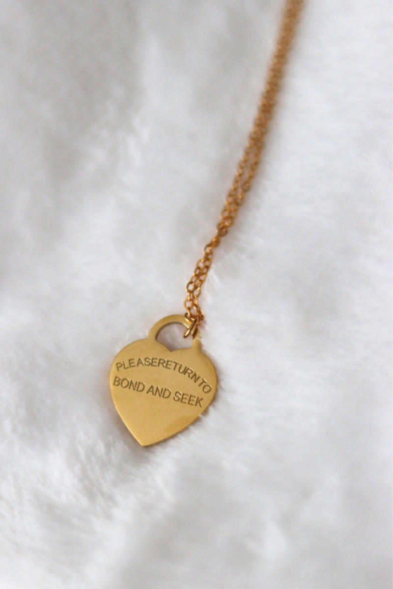 JOHN 3:16 Necklace - GOLD