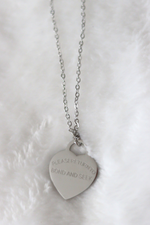 JOHN 3:16 Necklace - SILVER