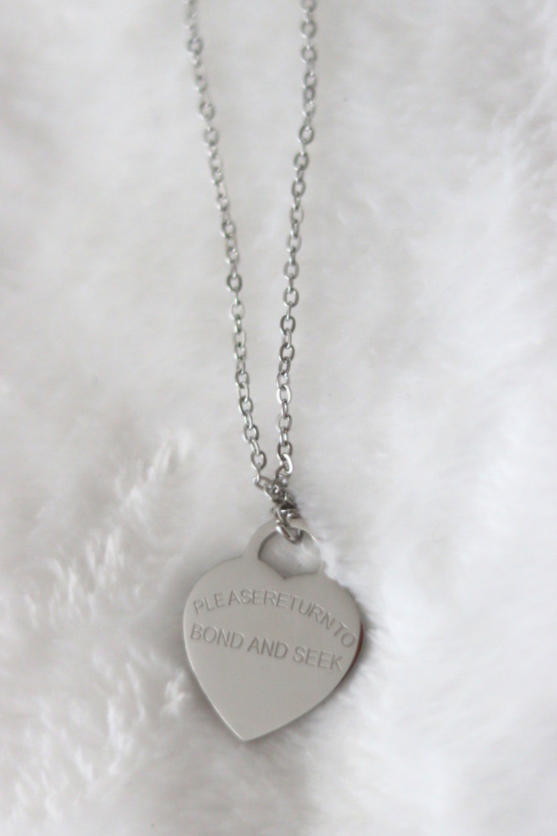 JOHN 3:16 Necklace - SILVER