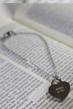 John 3:16 Bracelet Silver