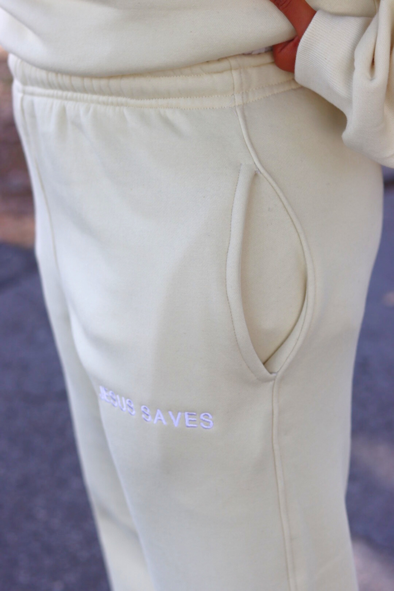 Jesus Saves Sweatpant in Butter