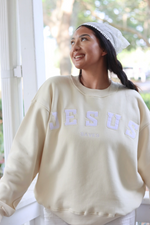 Jesus Saves Pullover in Butter