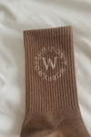 #DWW SOCKS IN CHESTNUT