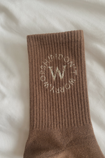 #DWW SOCKS IN CHESTNUT