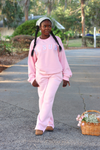 Jesus Saves Sweatpant in Rose