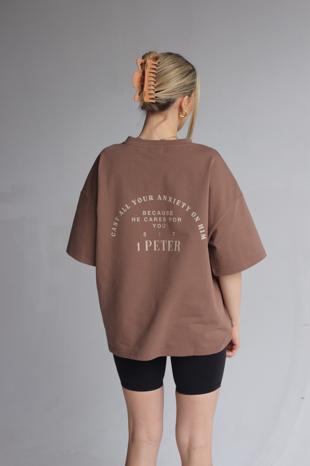 #DWW BOX Tee in Coffee