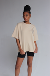 #DWW BOX Tee in Oat