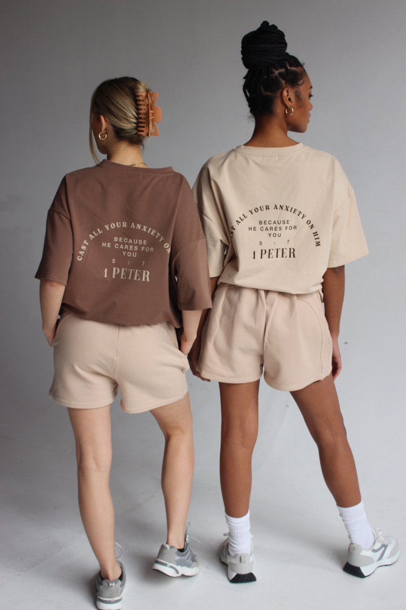 #DWW BOX Tee in Oat